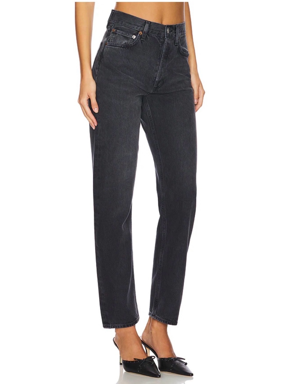 Agolde 90's Pinch Waist High Rise Straight Jeans in Hitch—Great fit & Style—28